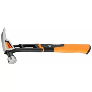 Image of Fiskars - 1020213 Anti Shock IsoCore Finishing Hammer 16oz Rip Claw 13.5 Inch