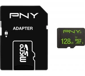 image of PNY 128GB MicroSDXC Memory Card