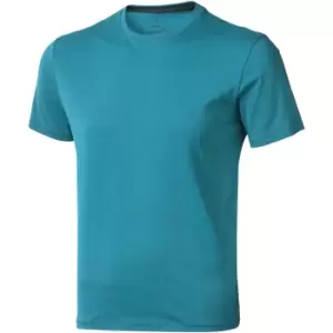 image of Elevate Mens Nanaimo Short Sleeve T-Shirt (M) (Aqua)