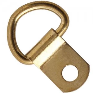 Image of Select Hardware D Rings Small Electro Brass 2 Pack