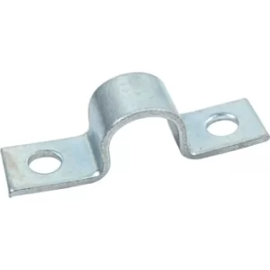 Image of 15MM (1-Pipe) Full Saddle Clamp Light Duty BZP