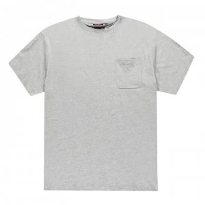 Image of Pierre Cardin Extra Large Single Pocket T Shirt Mens - Grey Marl