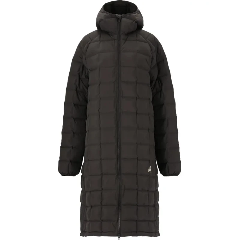 Image of SOS Womens SOS Kicking Long Squared Puffer Noir Female XS
