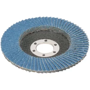 image of Draper Expert 30750 100mm Zirconium Oxide Flap Disc (40 Grit)