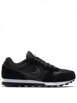 Image of Nike MD Runner 2 - Black/White, Size 3, Women