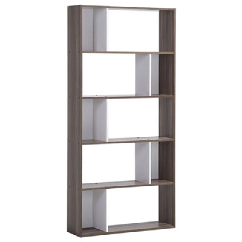 Image of Beliani 5 Tier Bookcase Orilla 174cm Dark Brown