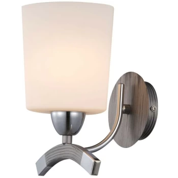 image of Maytoni Lighting - Maytoni Modern - Sol Modern Sol Chrome Wall Lamp Glass Shade