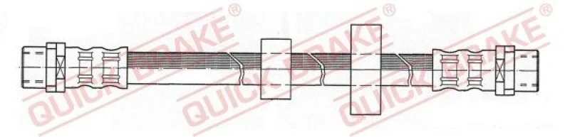 Image of QUICK BRAKE Brake hose QUICK BRAKE 22.406