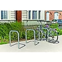 Image of Cycle Stand 2-Bike Capacity Sunken Grey 100 x 75 x 100 cm