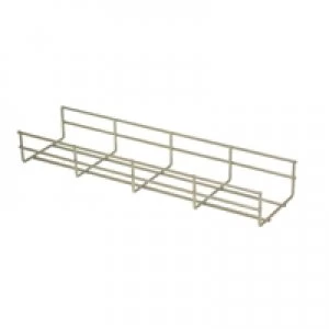 Image of Jemini Silver Cable Management Basket 1400mm KF74539
