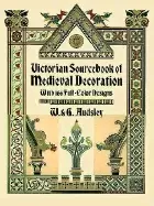 Image of victorian sourcebook of medieval decoration with 166 full color designs