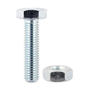 TIMco Hexagonal Set Screws - 10 x 25mm Pack of 2