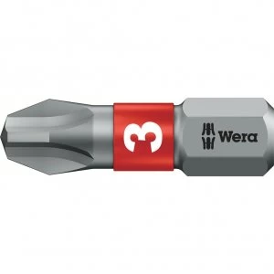 Image of Wera 851/1 BTZ BiTorsion Extra Tough Phillips Screwdriver Bits PH3 25mm Pack of 1