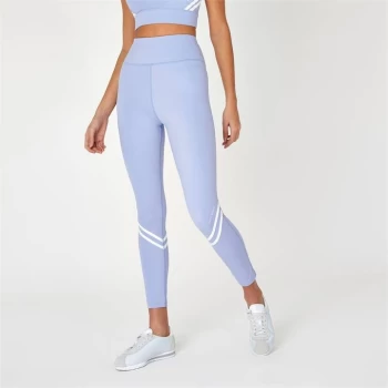 image of Jack Wills Active Stripe High Waisted Leggings - Blue