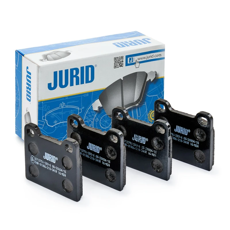 Image of JURID 571279J Brake pad set not prepared for wear warning indicator, without accessories Brake Pad Set,disc brake (402)