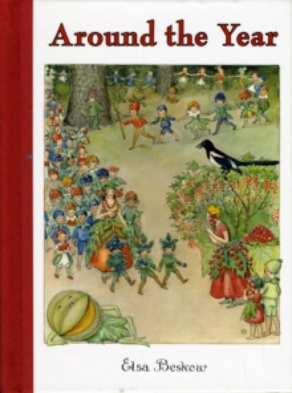 Image of Elsa Beskow Around the Year Book Multi unisex