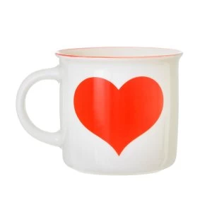 image of Sass & Belle Red Love Heart Mug