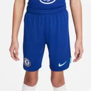 Image of Nike Chelsea Home Shorts 2022 2023 Junior - Blue