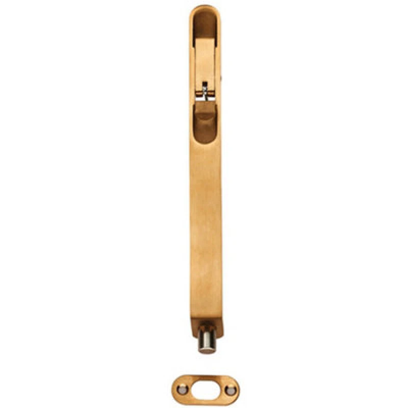 Image of Loops 8" Lever Action Flush Bolt Radius Forend 204 x 20mm Satin PVD Multi