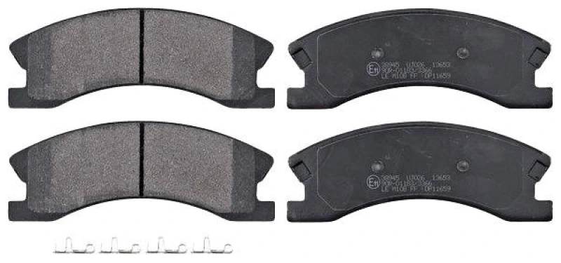 Image of A.B.S. 38945 Brake pad set with acoustic wear warning Brake Pad Set,disc brake (402)