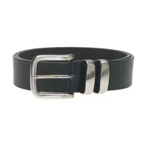 image of Duke Mens Noah D555 Double Metal Loop Belt (36) (Black)