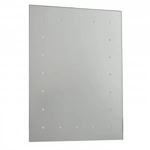 Image of Light Illuminated Bathroom Mirrors Gloss White, Mirrored Glass IP44