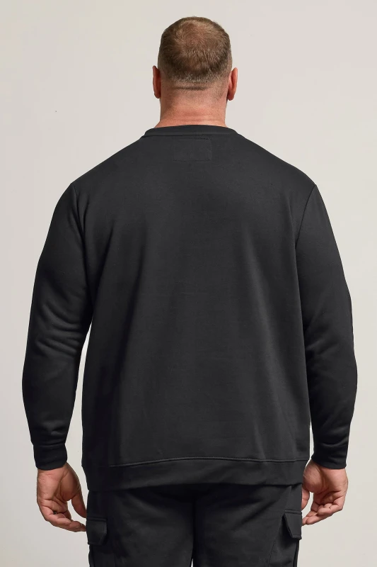 Image of BadRhino BadRhino Men Sweatshirt in Black Size: 5-6X-Large Black 5-6XL Male 5057147764321