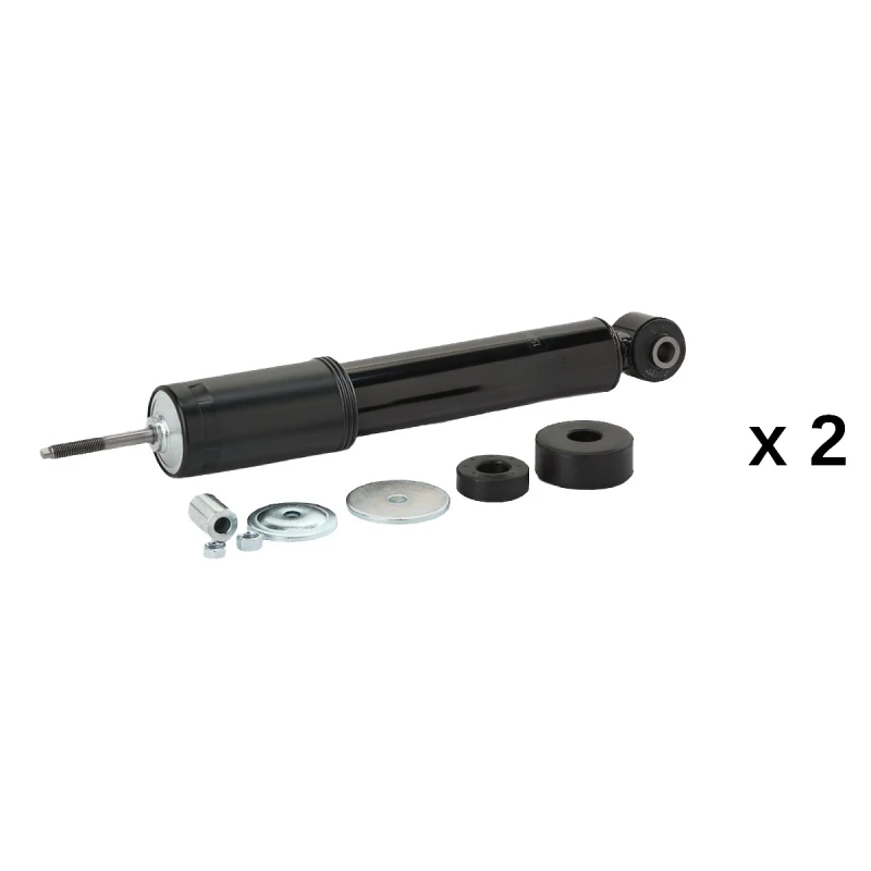 Image of RIDEX 854S21278 Shock absorber Rear Axle, Gas Pressure, Monotube, Absorber does not carry a spring, Top pin Shock Absorber (854)