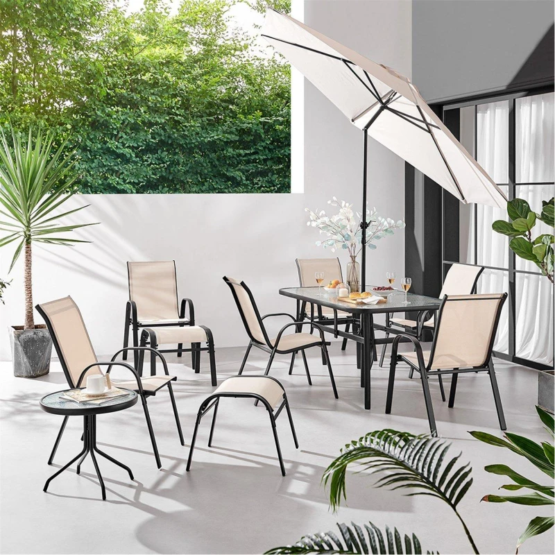 Image of Studio Cordoba 11 Piece Dining Set - Black One Size
