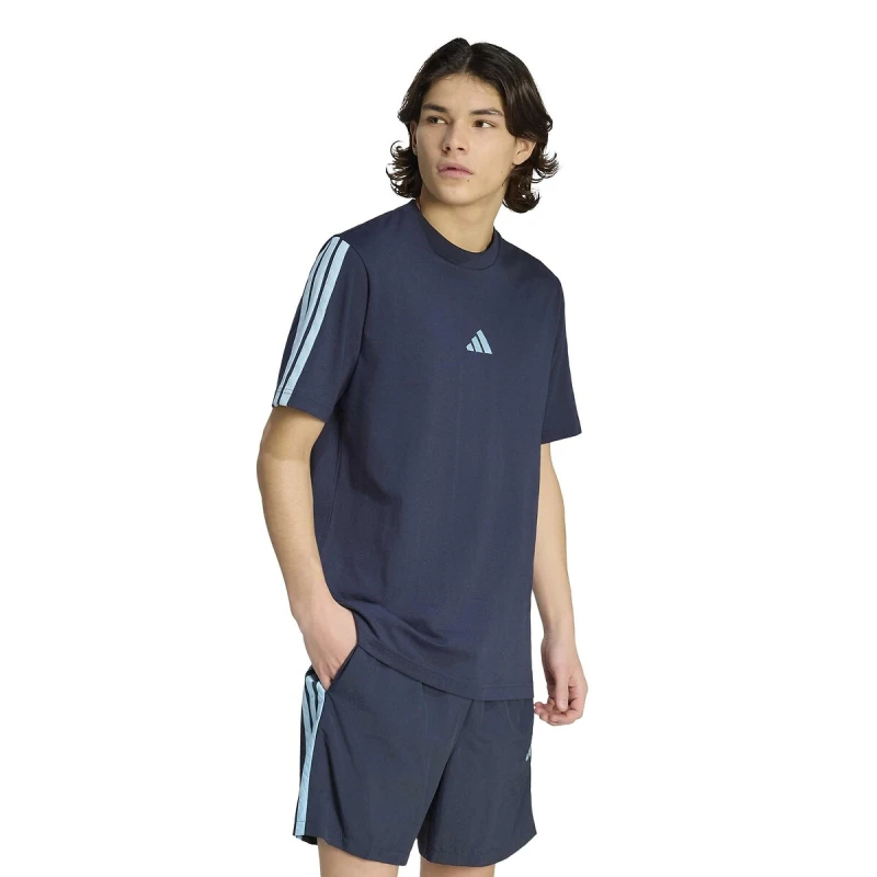 Image of Adidas Jersey T-Shirt adidas Essentials Bleu Male L