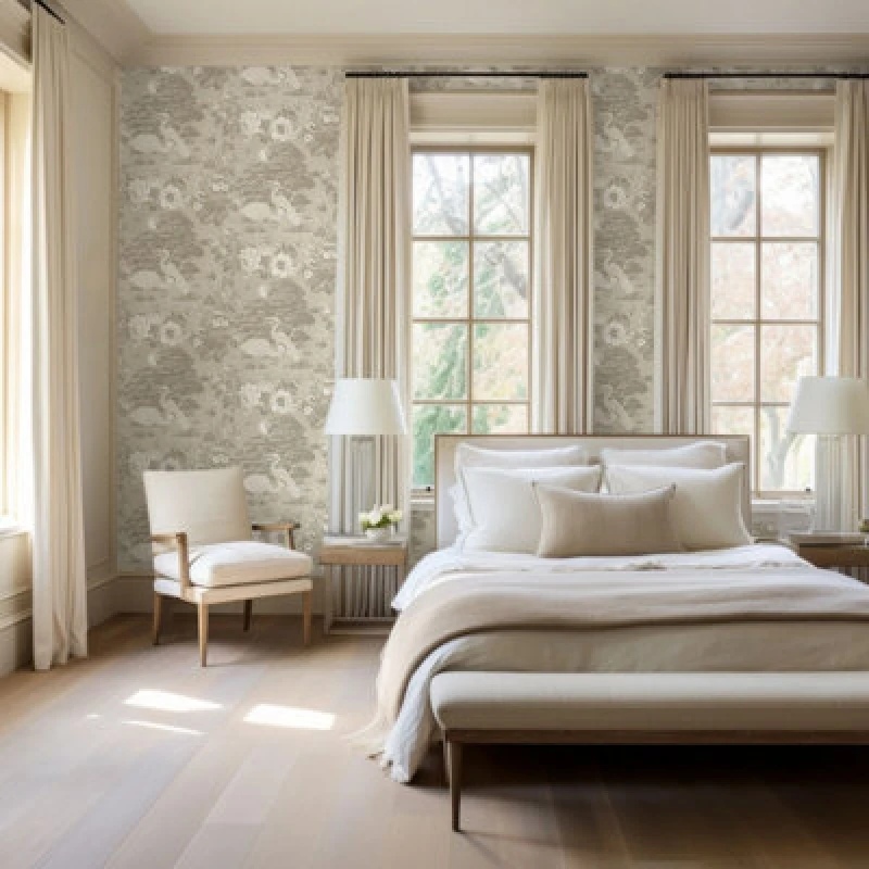 Image of Belgravia Decor Izumi Cream Wallpaper