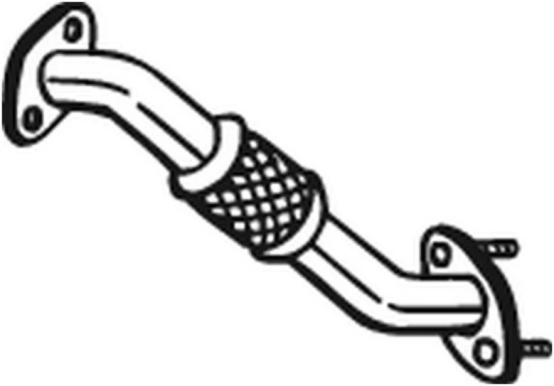Image of VEGAZ HUR-166 Exhaust Pipe Front, Length: 450mm Exhaust Pipe (17)