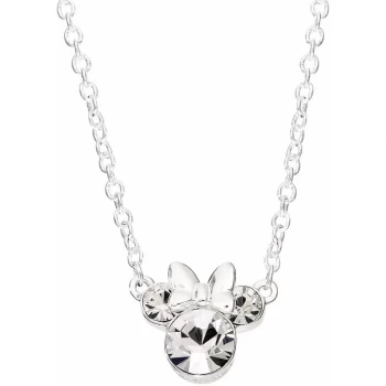 image of Ladies Disney Mickey & Minnie Birthstone Necklace