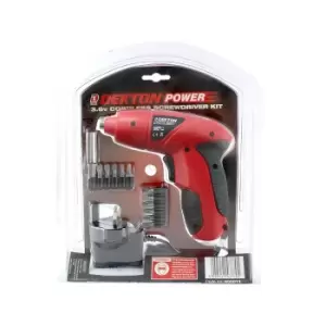 image of Dekton Power 3.6V Cordless Screwdriver Kit