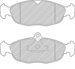 Image of Ferodo FDB4749 Brake Pad Set Front Axle Premier Car