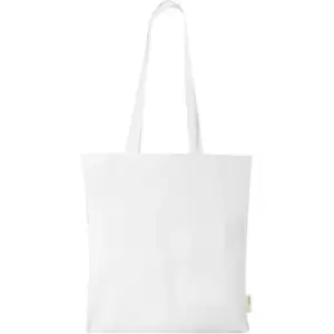 Image of Bullet Orissa Organic Cotton Tote Bag (One Size) (White)