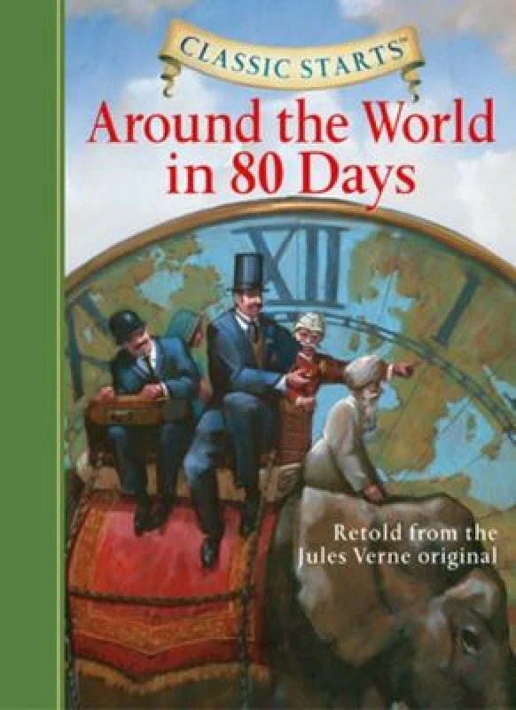 Image of Around the World in 80 Days by Deanna Mcfadden and Jules Verne and Jamel Akib Hardback