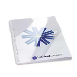 Image of GBC HiClear Binding Cover A4 Transparent Pack of 100