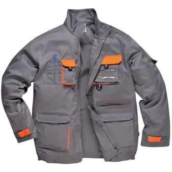 Image of TX10GRR4XL - sz 4XL Texo Contrast Jacket - Grey - Portwest