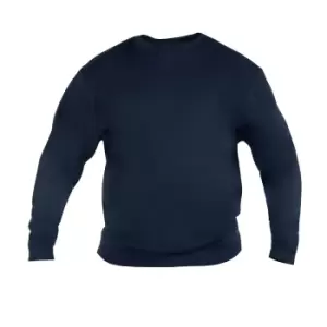 Image of Duke Mens Rockford Kingsize Sweat Crew Neck Jumper (2XL) (Navy)