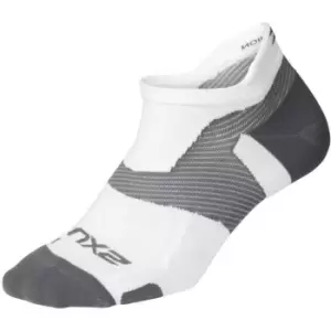 Image of 2XU Vectr Merino Light No Show Sock - White