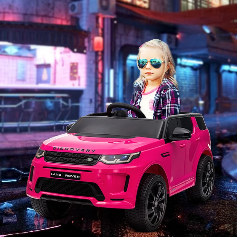 Image of HOMCOM Licensed Land Rover Discovery Sport 12V Kids Ride Ride On Toy Cars One Size Pink 38123106000