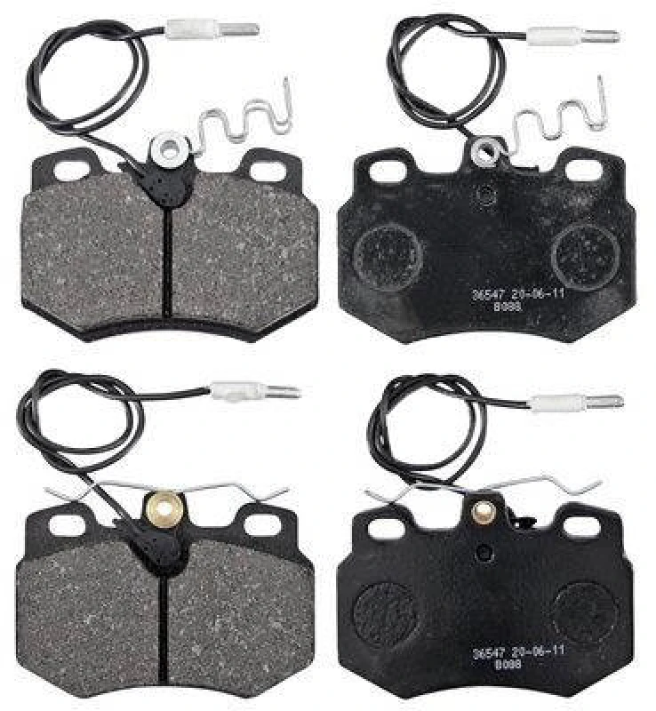 Image of A.B.S. 36547 Brake pad set with integrated wear sensor Brake Pad Set,disc brake (402)
