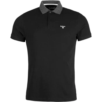 Image of Barbour Bothain Polo Shirt - Black