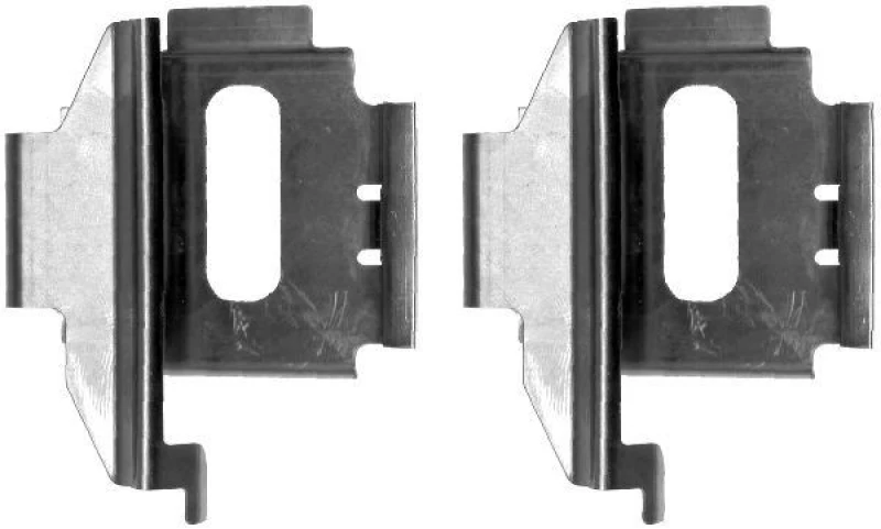 Image of HELLA Brake pad fitting kit HELLA 8DZ 355 203-031