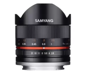 image of Samyang 8mm F2.8 UMC Fish-eye II SLR Wide fish-eye lens Black