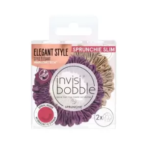 image of Invisibobble Sprunchie Slim Hair Elastics The Snuggle Is Real 2 pcs