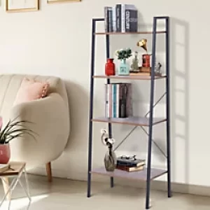 Image of HOMCOM Storage Shelf 833-604 1450 x 350 x Brown