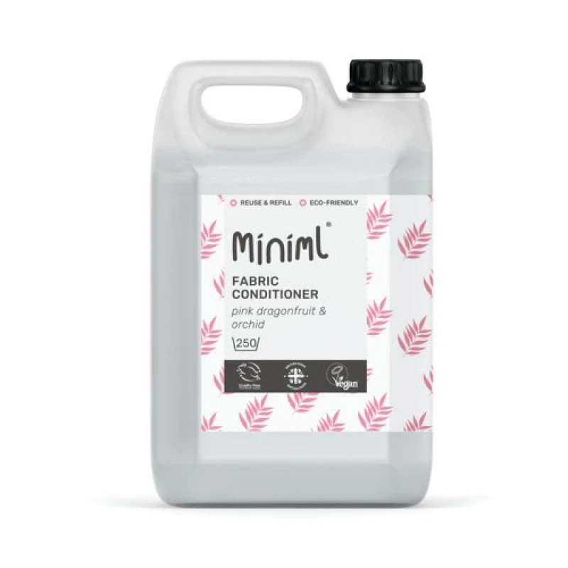 Image of Miniml Miniml Fabric Conditioner Pink Dragonfruit + Orchid 5L Refill MIN396 MIN396