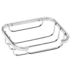 Image of Croydex Screw To Wall Chrome Wall Mounted Soap Dish